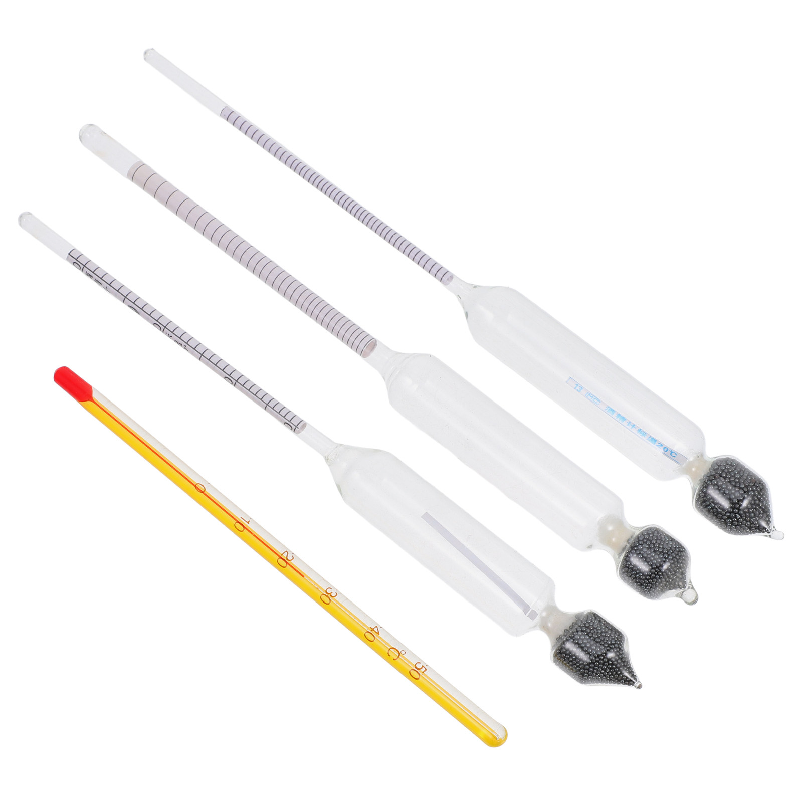 Wine Beer Cider - 3-delige drievoudige schaal hydrometer alcoholmeter voor
