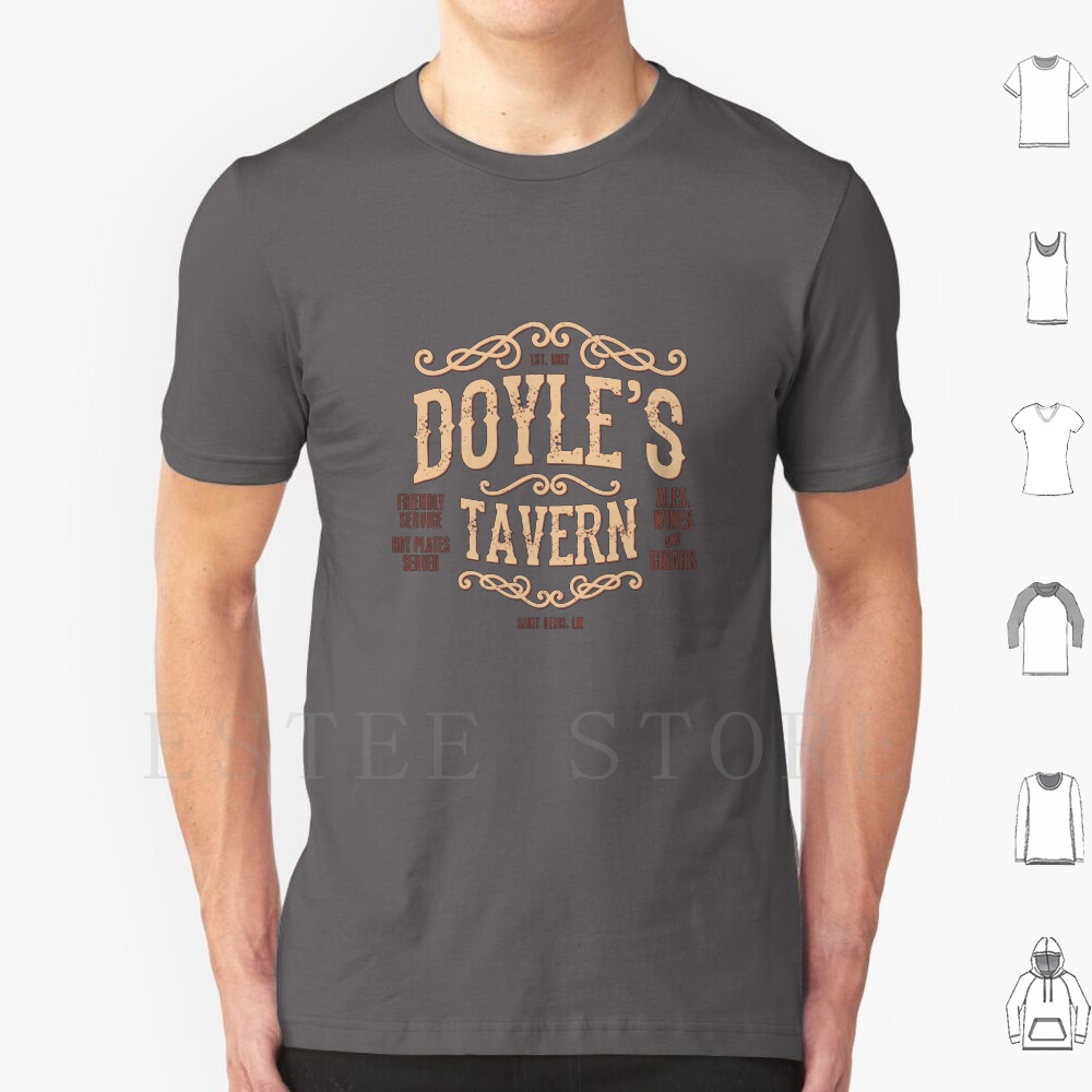 Wine Beer Pub - Doyle's Tavern T-shirt Print Katoen Video