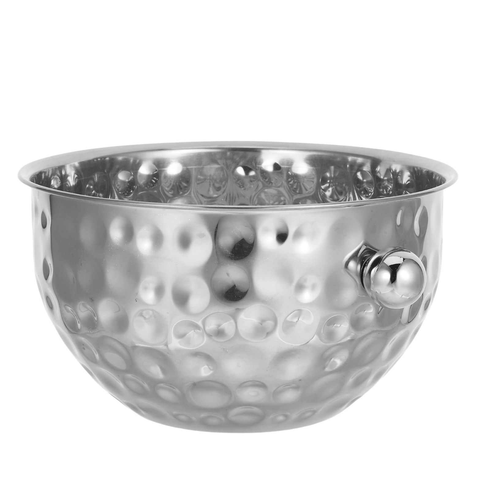 Ice Bucket Silver - Roestvrijstalen ijsbak, geïsoleerde koeler voor bartenders,