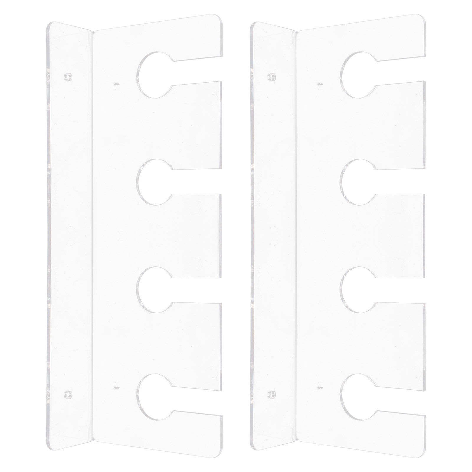 Wine Rack Wall Mount - 2-delige acryl wijnglazenhouder voor onder de