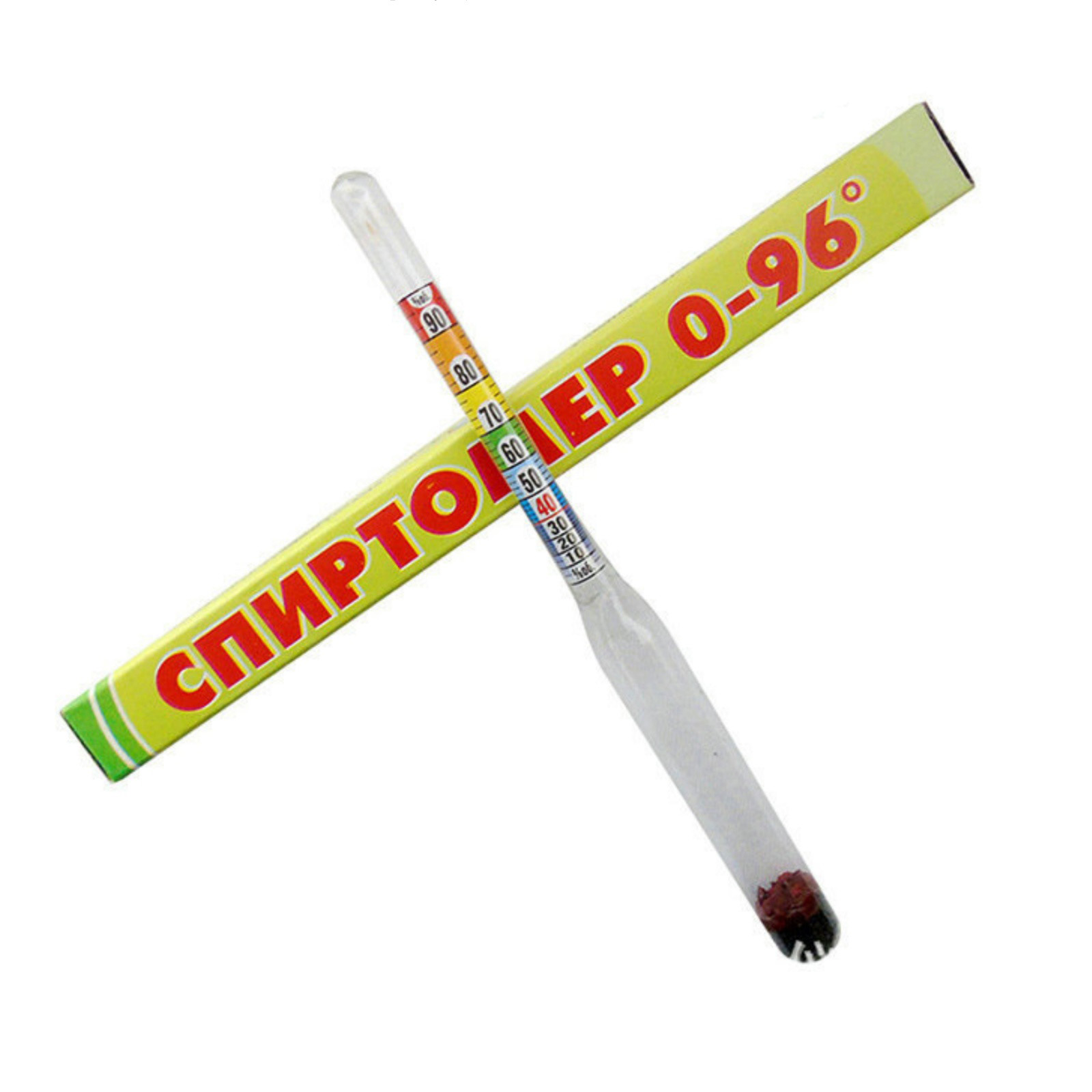 Wine Beer And Mead - 0-96% Glazen Alcoholhydrometer voor Bier, Wijn,