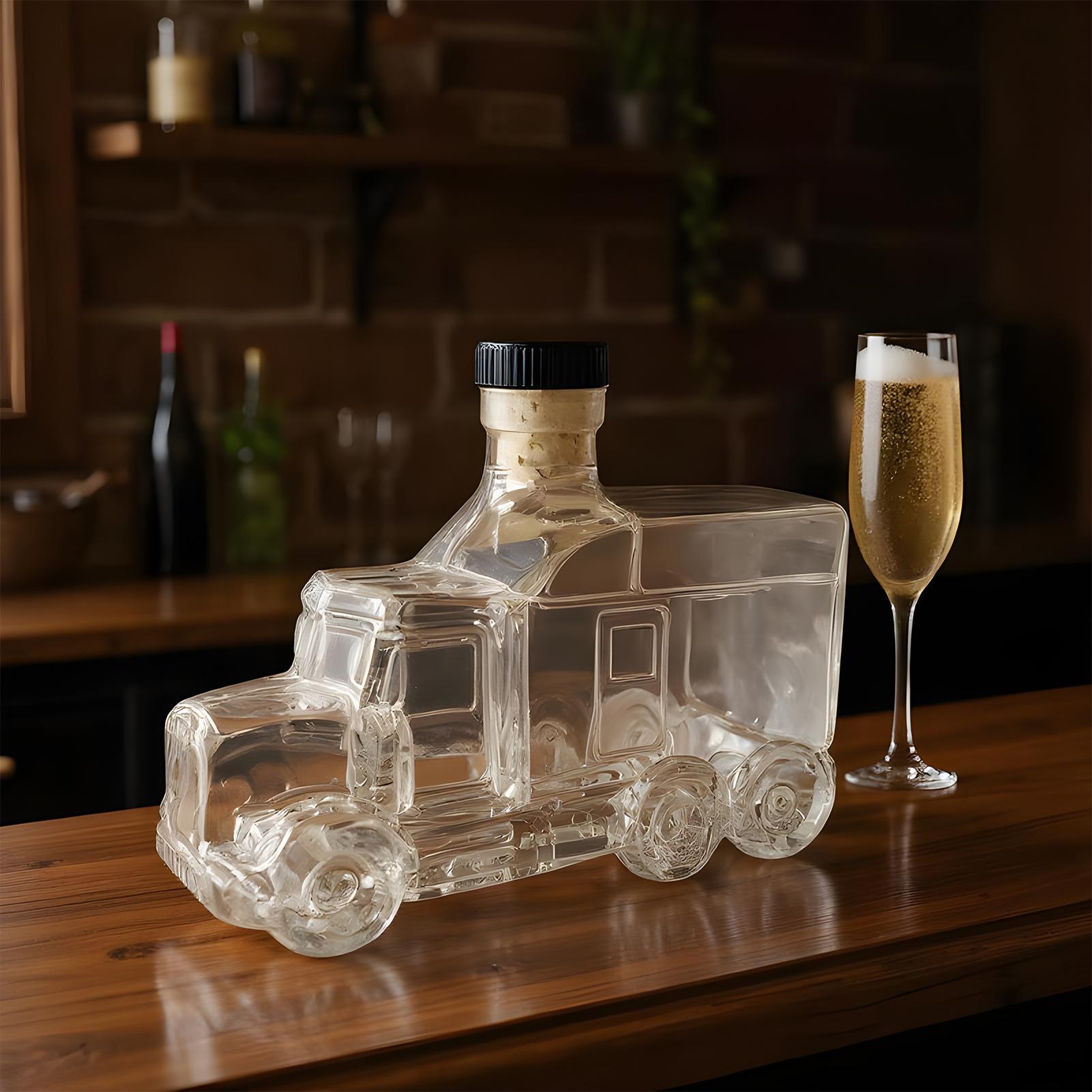 Wine Beer Truck - 375ml Decoratieve Fles Karaf Bourbon Karaf