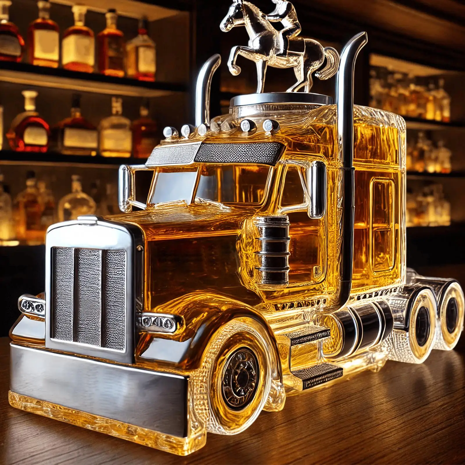Autoglas Wijnfles Halve Truck  - Wine Beer Truck recensie en prijs