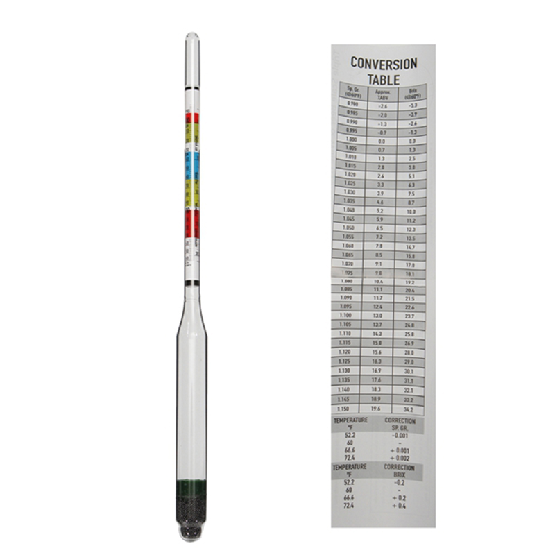 Triple Schaal Hydrometer Bier  - Wine Beer Cider recensie en prijs
