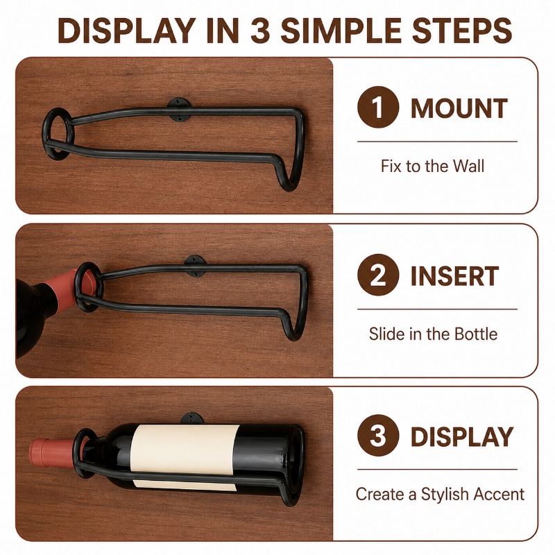 Wandmontage metalen wijnrek in - Wine Rack Wall Mount recensie en prijs