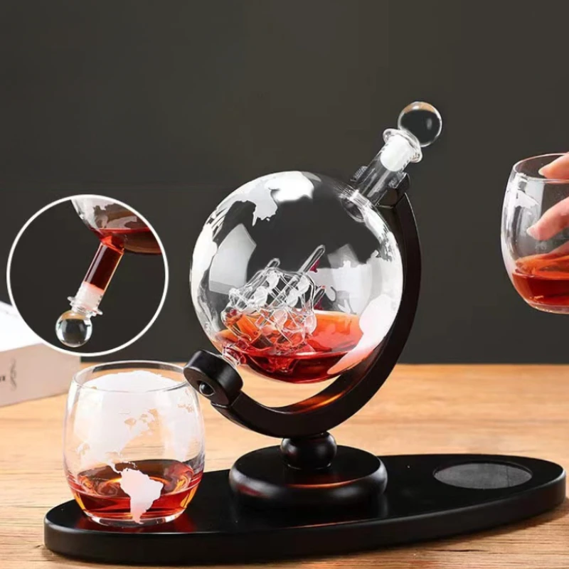 Globe Shaped Whiskey Karaf Bor - Whiskey Stone Set recensie en prijs