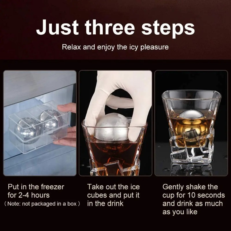 1 stuk herbruikbare roestvrijs - Whiskey Stone Set recensie en prijs