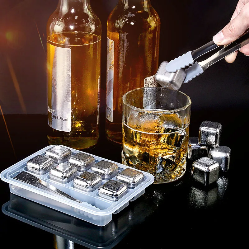 Bar Tool 4/6/8 Stuks RVS IJsbl - Whiskey Stone Set recensie en prijs