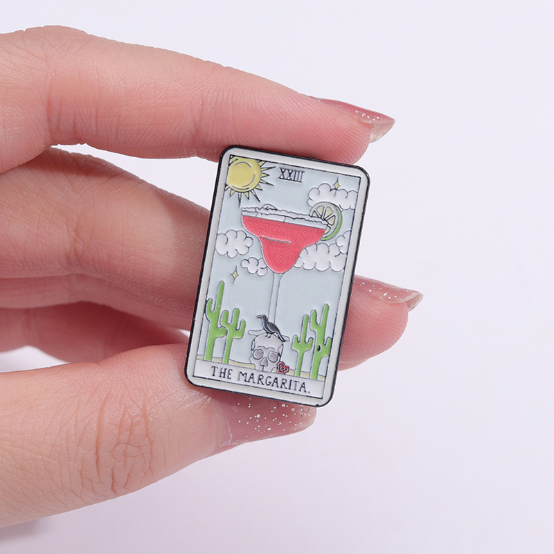 Voedsel Tarot Emaille Spelden  - Wine Beer Pizza recensie en prijs