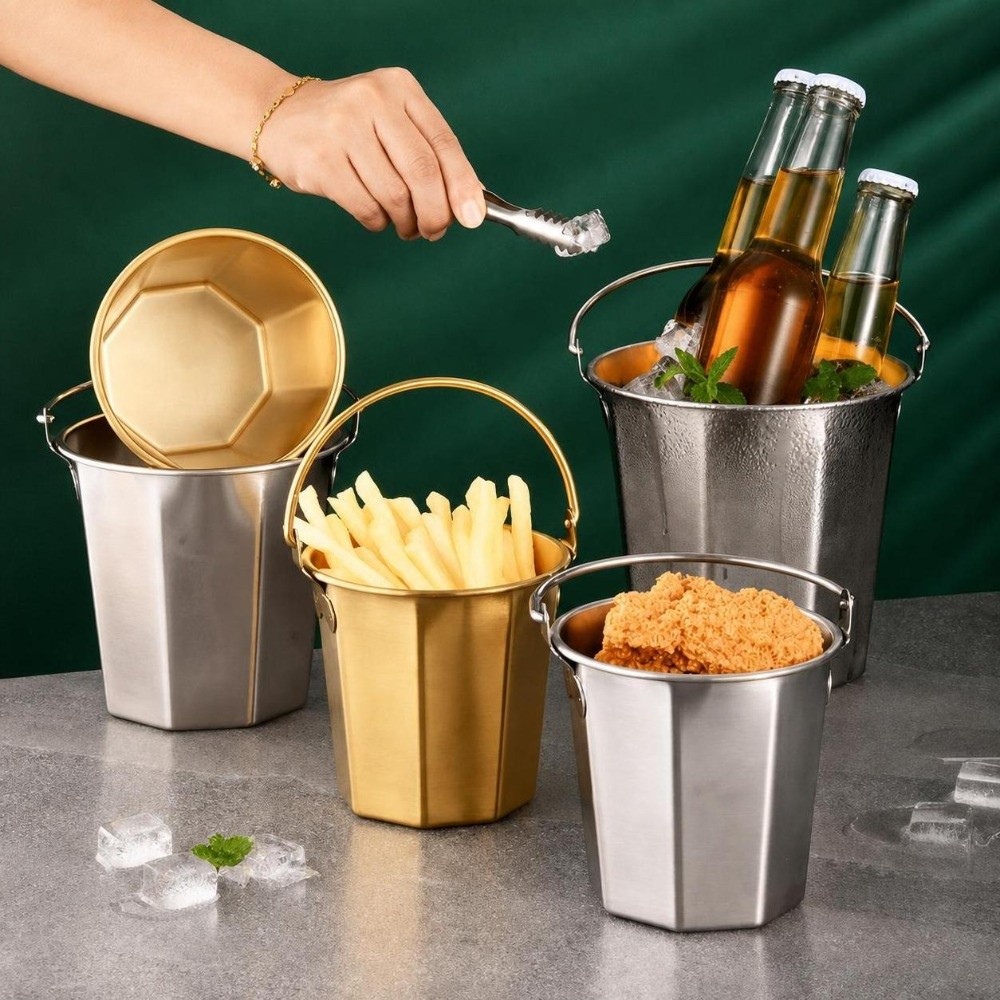 Mini-ijsemmer met een inhoud v - Ice Bucket Silver recensie en prijs