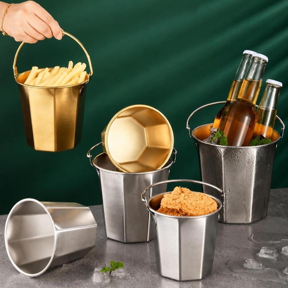 Mini-ijsemmer met een inhoud v - Ice Bucket Silver recensie en prijs