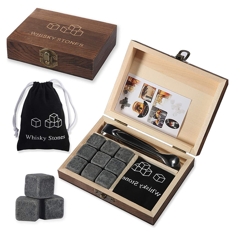 9 stuks whisky-ijsstenen, herb - Whiskey Stone Set recensie en prijs