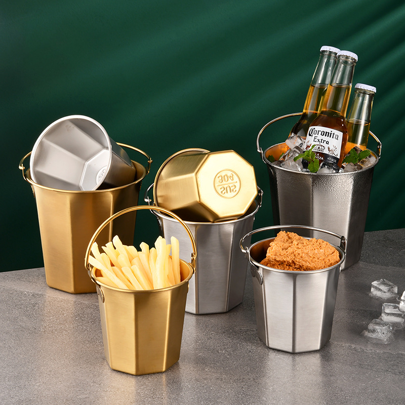 304 roestvrijstalen mini-ijsem - Ice Bucket Silver recensie en prijs