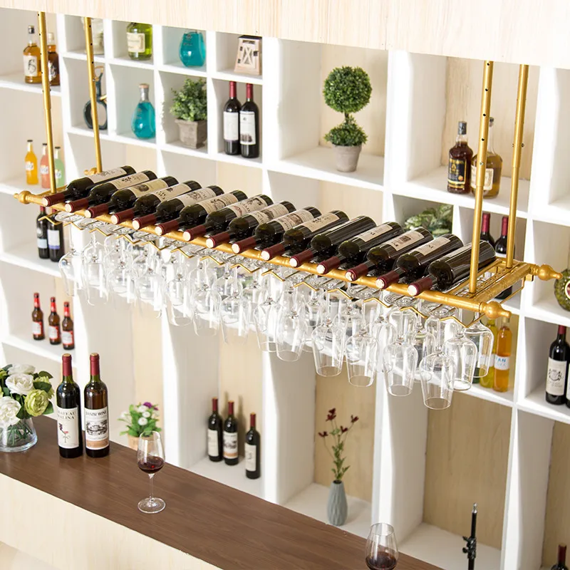 Vintage gebronsd zwart ijzer m - Wine Rack Wall Mount recensie en prijs