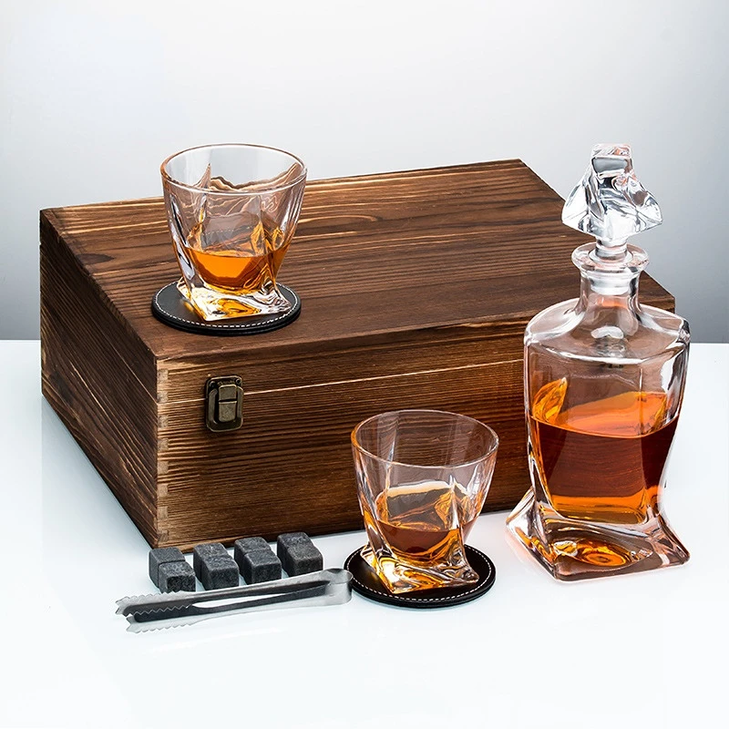 Whisky Decanter en Stenen Cade - Whiskey Stone Set recensie en prijs