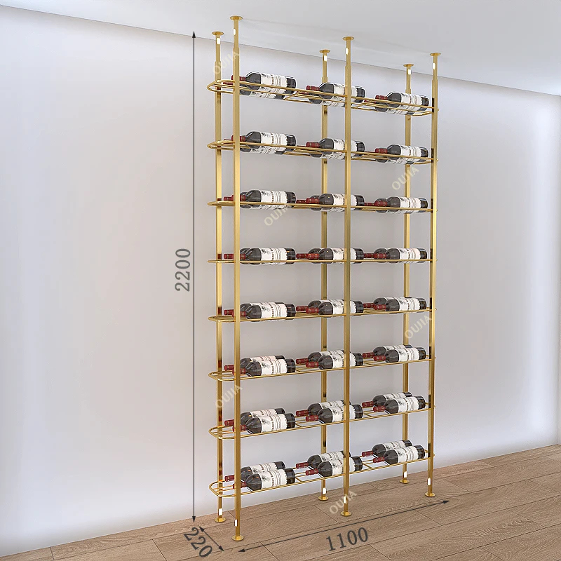 Wandrek voor wijn, van metaal  - Wine Rack Wall Mount recensie en prijs