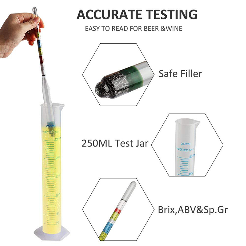 Hydrometer & Plastic Testpot,  - Wine Beer And Mead recensie en prijs